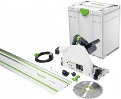 Festool 576117 TS75EBQ-PLUS-FS 240V 210mm Plunge Saw With SYS3 M 437 Case & 1.4m Rail £889.00